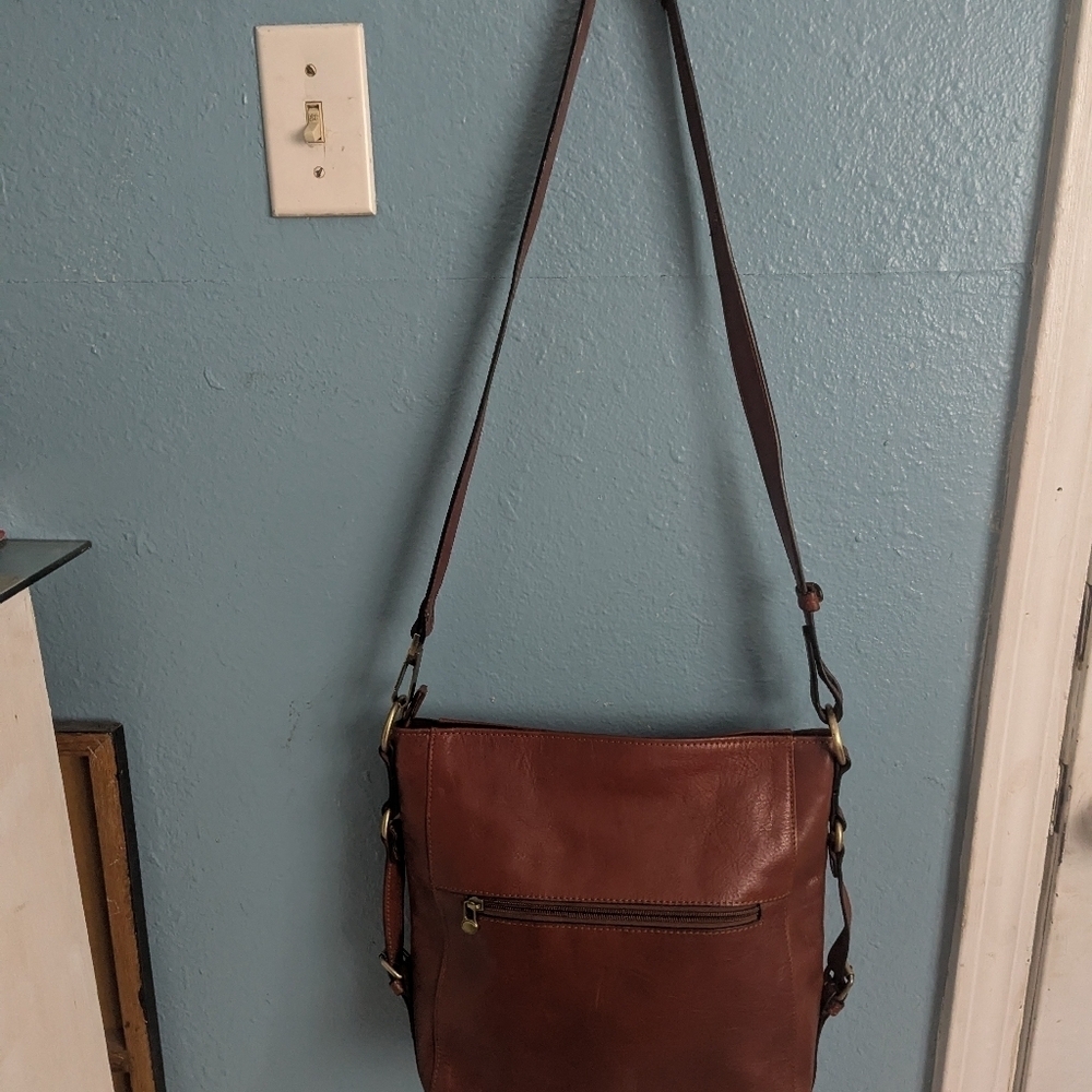 BanuceBrown Leather Hobo Bag - Picture 5 of 9